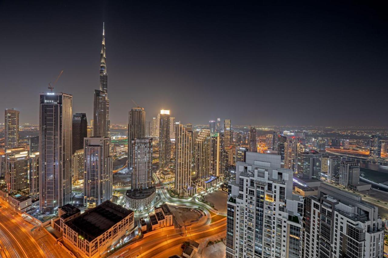 Paramount Midtown Deluxe 1 Bedroom Apartment With Full Burj-Khalifa View Dubai Exterior foto