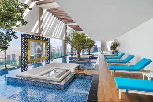Paramount Midtown Deluxe 1 Bedroom Apartment With Full Burj-Khalifa View Dubai Exterior foto